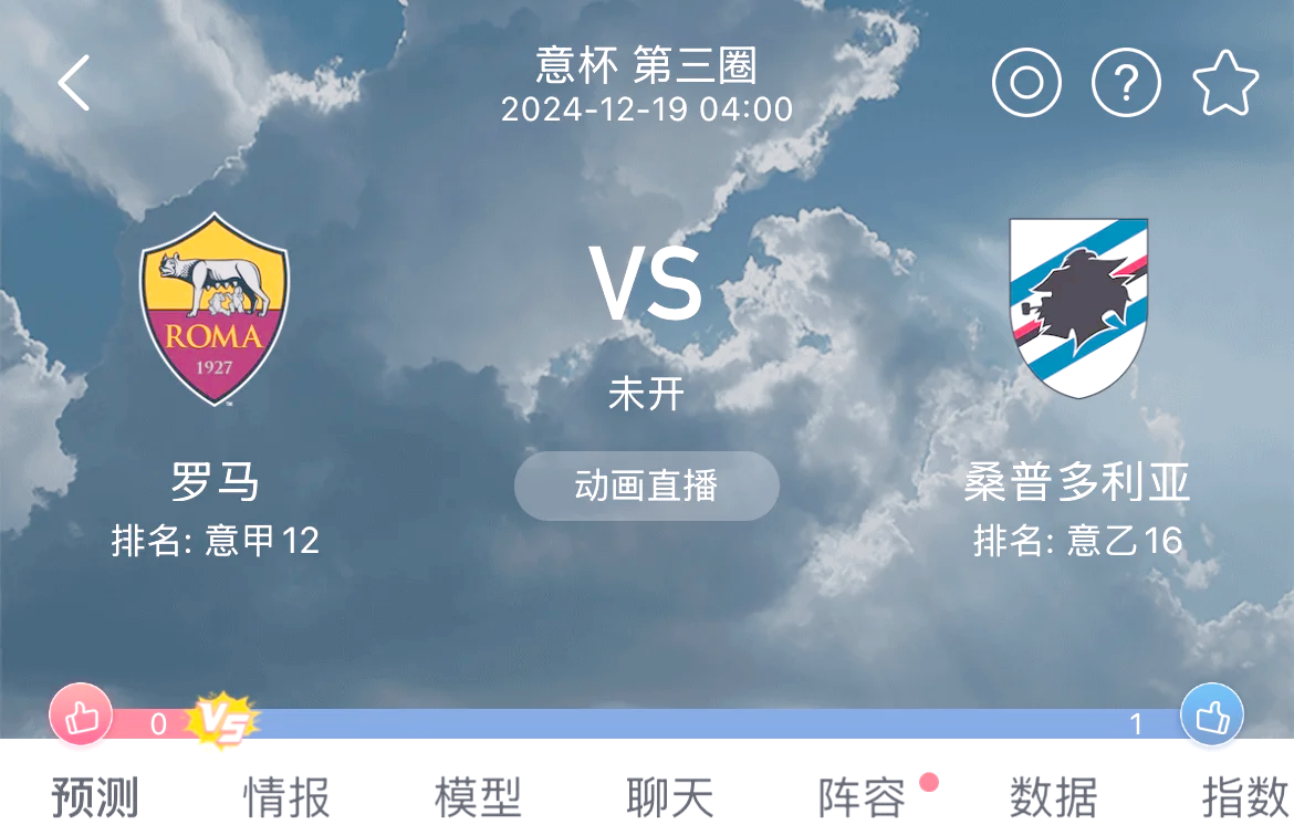 罗马迎战桑普多利亚,备战成功 罗马迎战桑普多利亚,备战成功