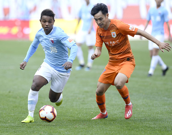 利记官网-天津天海客场被山东鲁能逆转,遗憾!